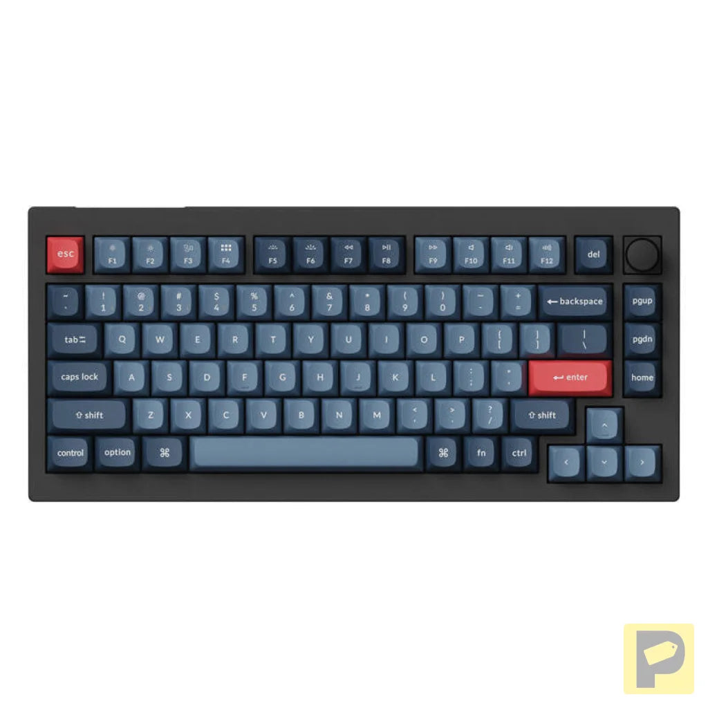 Keychron V1 Max RGB Banana Switch Wireless Mechanical Keyboard (Black) [V1M-D4].