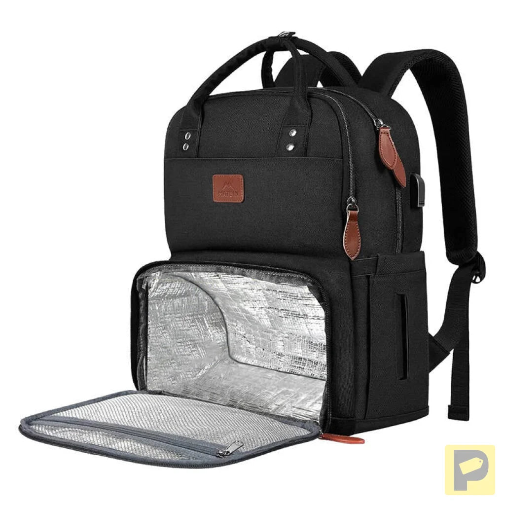 Laptop Backpack / Lunch Bag 15.6'' Matein 1162 USB Black