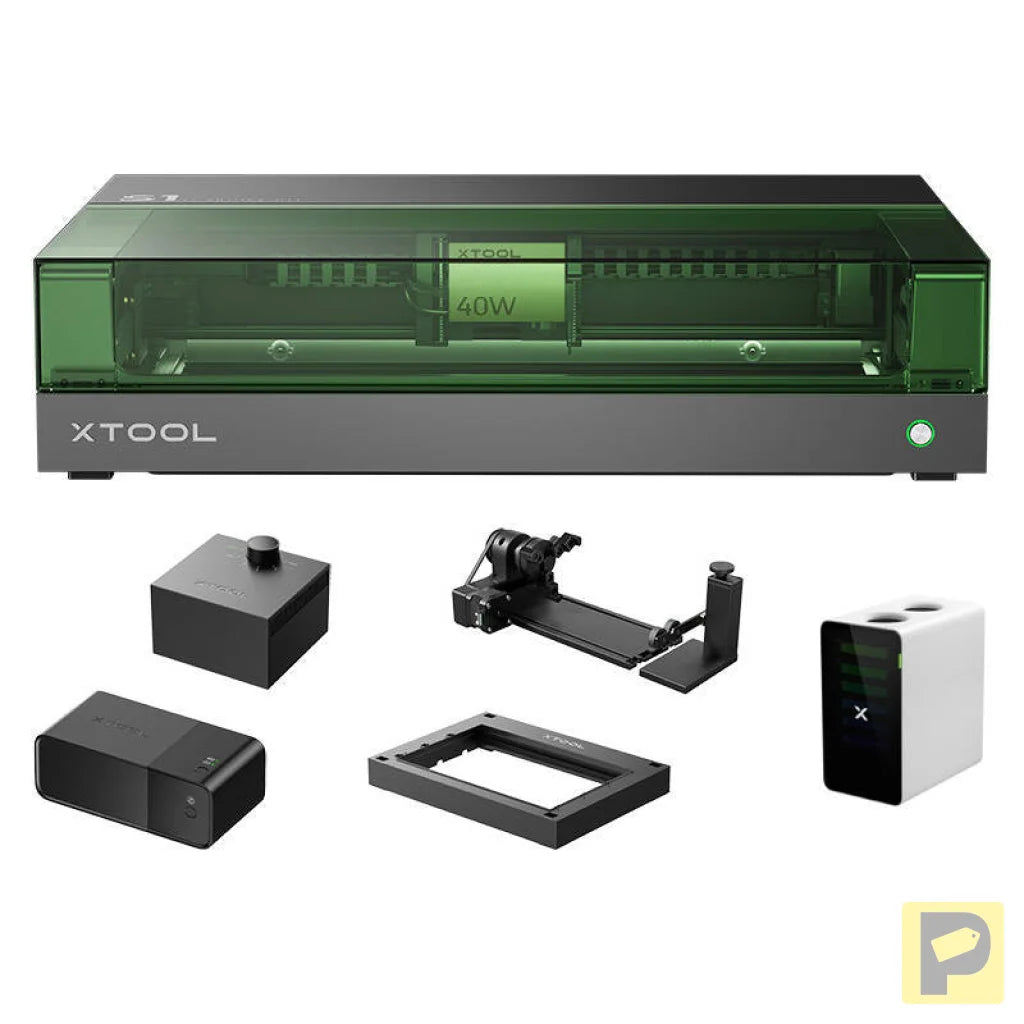 Laser Engraver 2-in-1 xTool S1 40W - All-in-One Kit (Black)