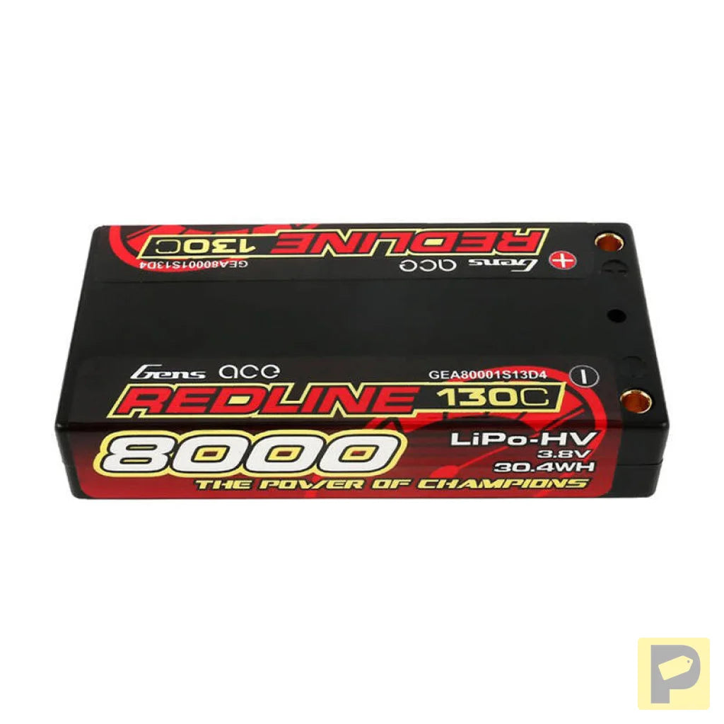 Lipo Battery GENS ACE 8000mAh 3.8V 1S2P 130C