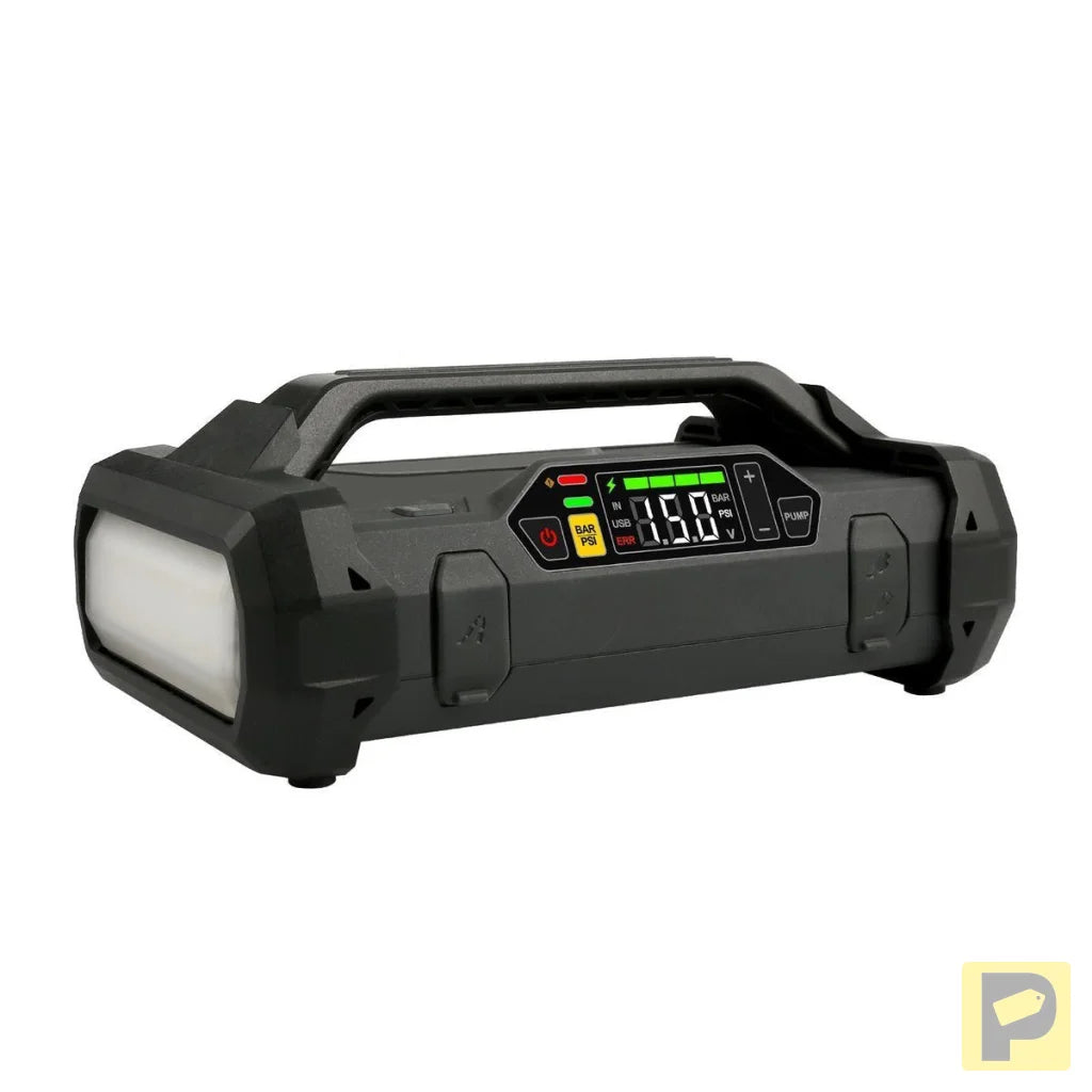 Lokithor JA301 Jump Starter / Booster 2000A + Powerbank 20000mAh + Compressor + Flashlight 4-in-1 Device