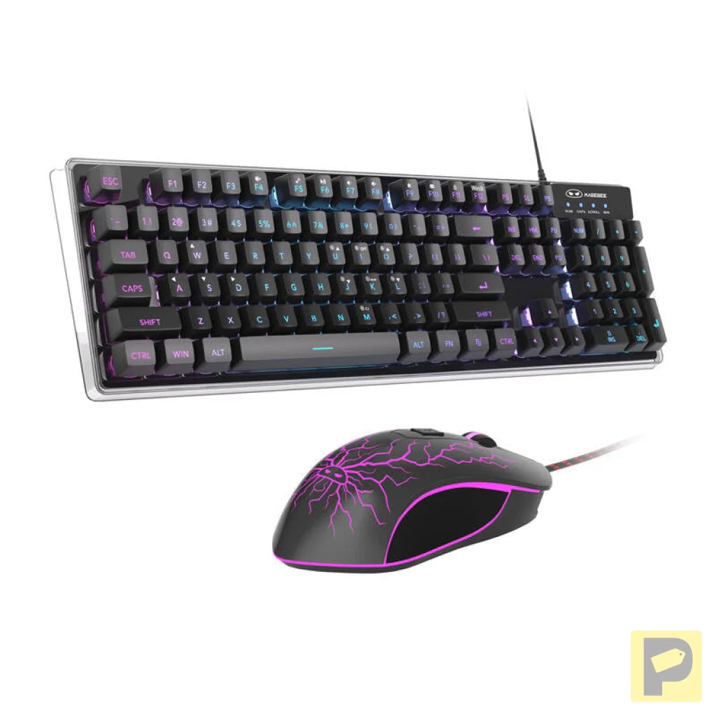 MageGee K1 wired keyboard + mouse set (black) (QWERTY)