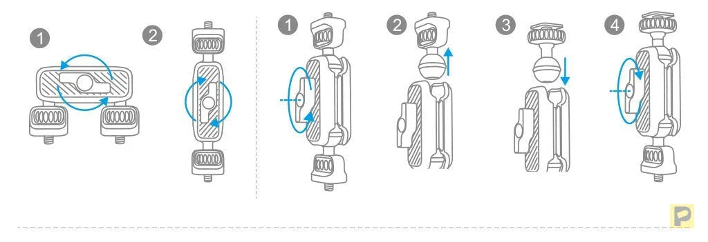 Magic Arm PGYTECH for cameras / gimbals (P-CG-009)