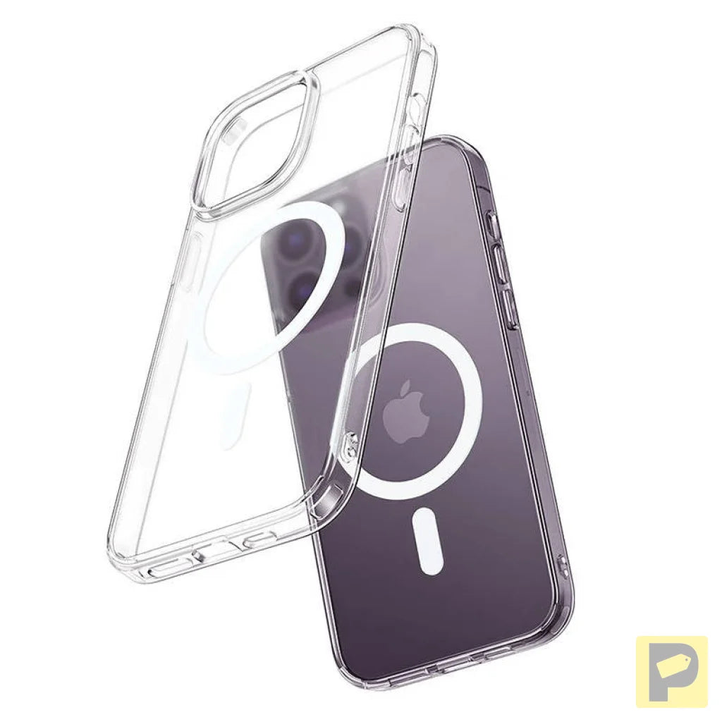 Magnetic case McDodo Crystal for iPhone 14 Pro Max (clear)
