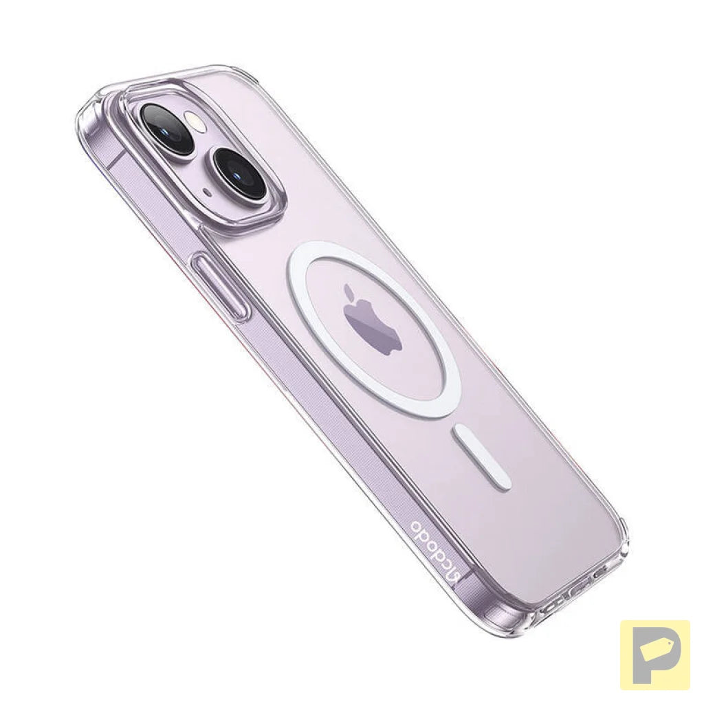Magnetic case McDodo for iPhone 15 Pro (clear)