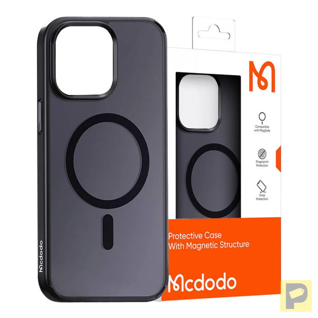 Magnetic case McDodo for iPhone 15 Pro Max (black)