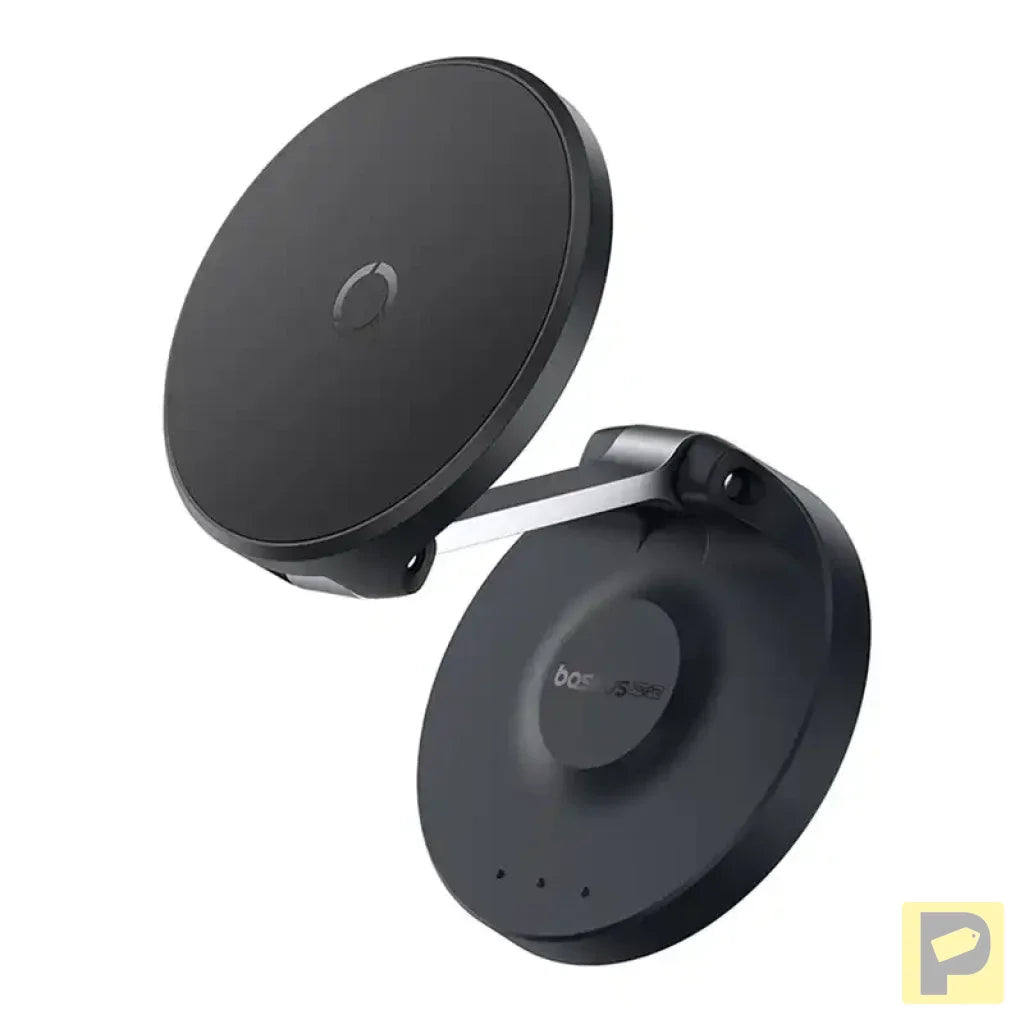 Magnetic Desktop Phone Stand Baseus MagPro self-adhesive (black)