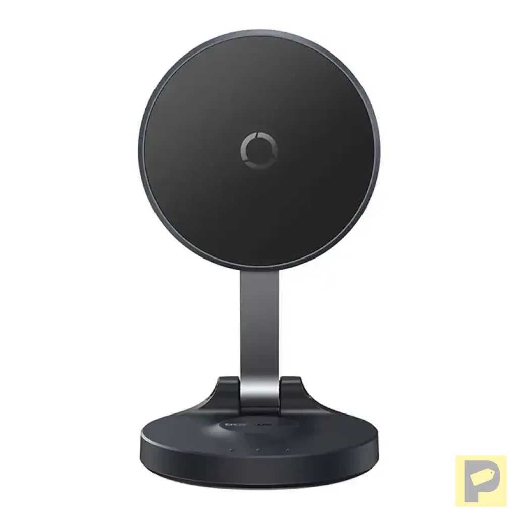 Magnetic Desktop Phone Stand Baseus MagPro self-adhesive (black)