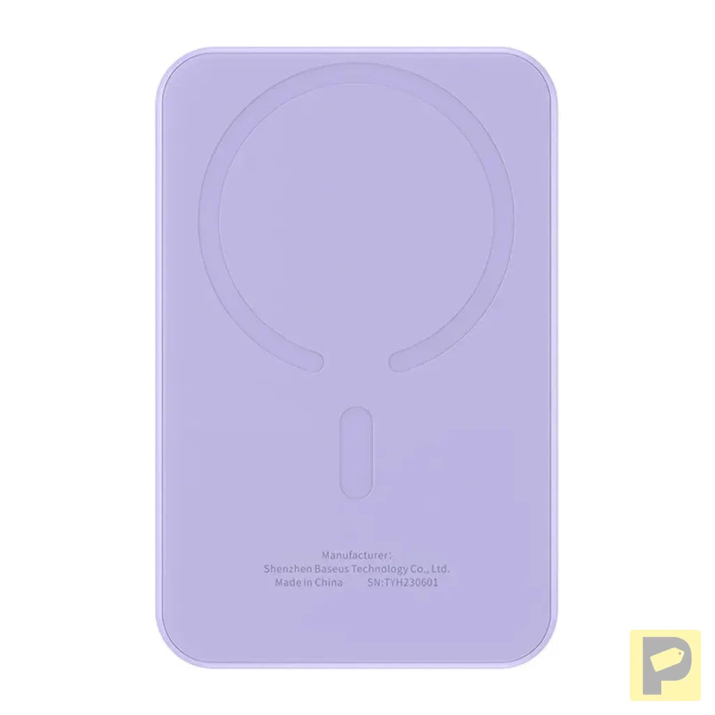 Magnetic Mini Powerbank Baseus 5000mAh 20W (purple)