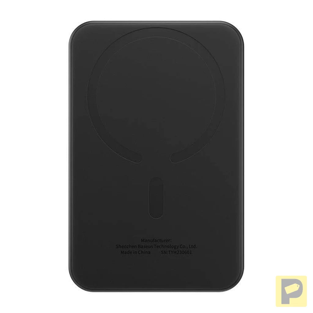 Magnetic Mini Powerbank Baseus 5000mAh, USB-C 20W (black)