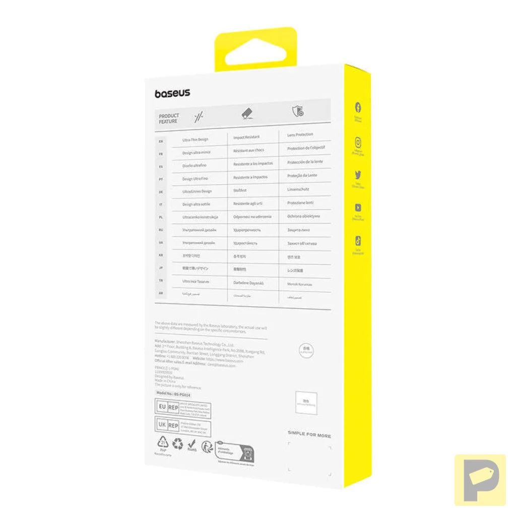 Magnetic Phone Case for iPhone 15 Plus Baseus CyberLoop Series (Black)