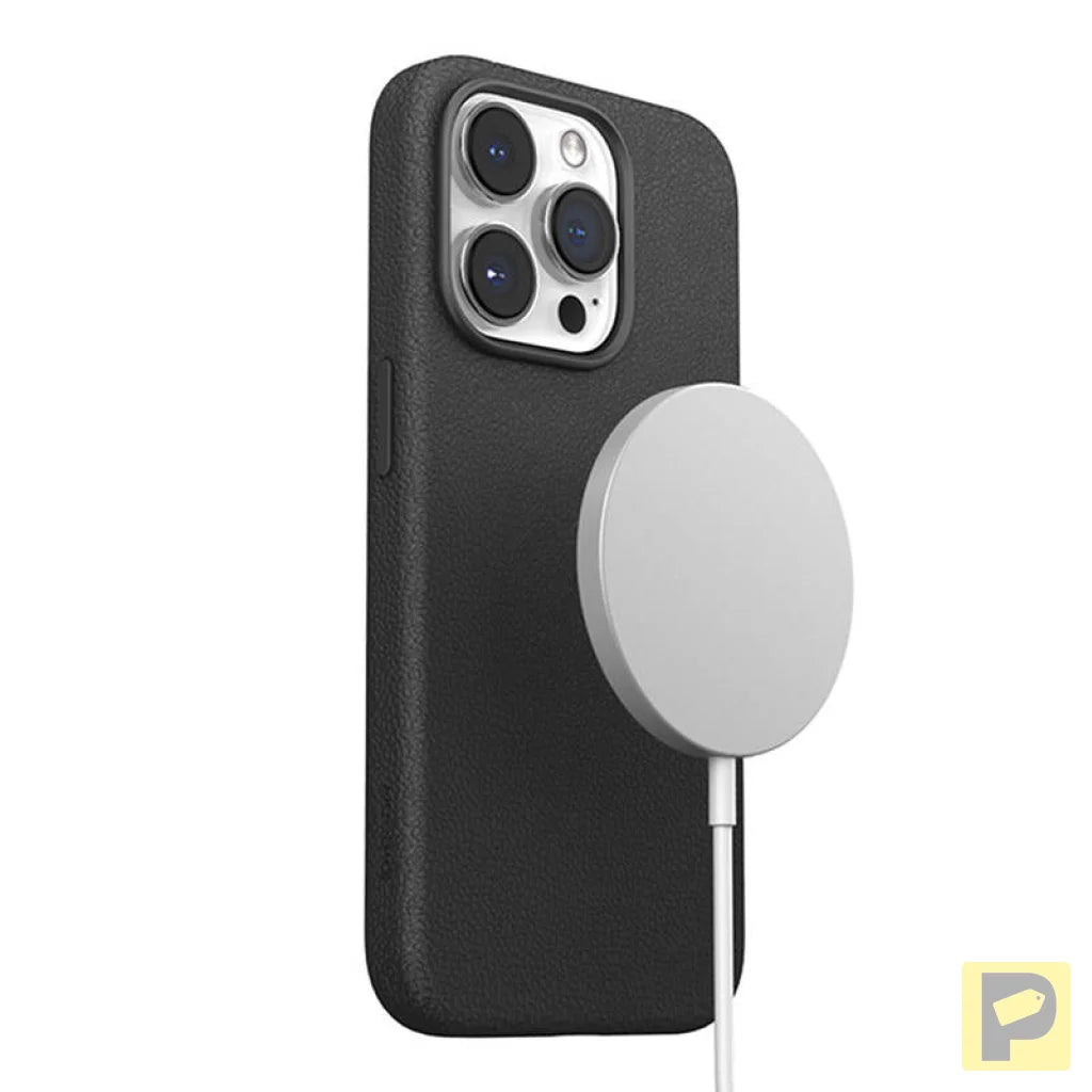 Magnetic protective phone case Joyroom JR-BP006 for iPhone 15 Pro Max (black)