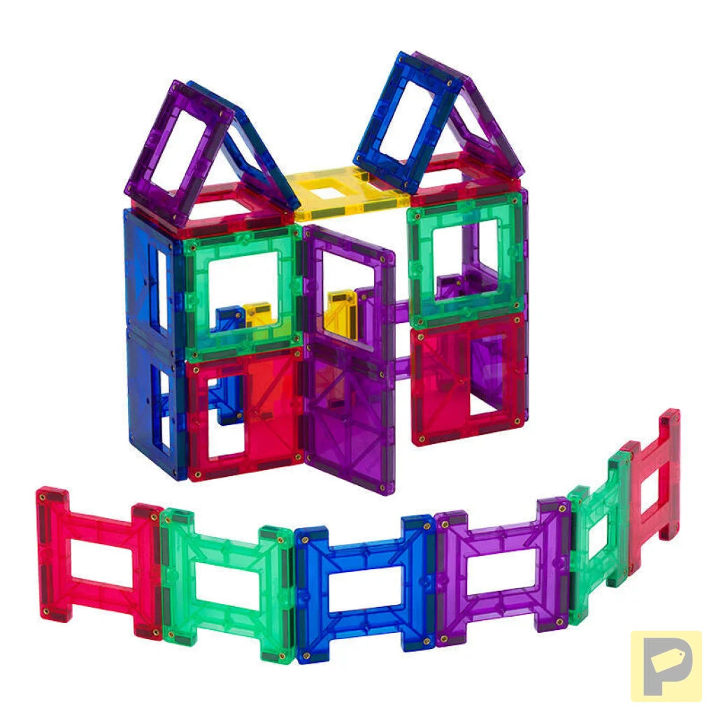 Magnetic tiles 3D Playmags 162 - 24 pcs set