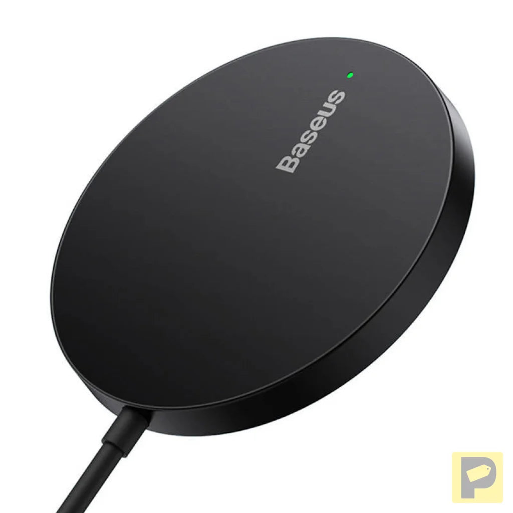 Magnetic Wireless Charger Baseus Simple Mini3 15W (Black)