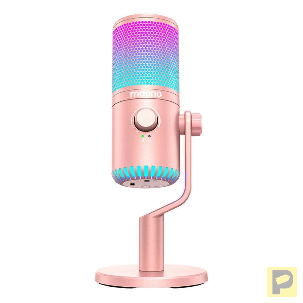 Maono DM30RGB Microphone Pink