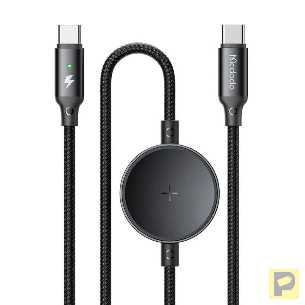Mcdodo CA-4170 2-in-1 USB-C cable + Samsung Watch wireless charger, 60W, 1.5m