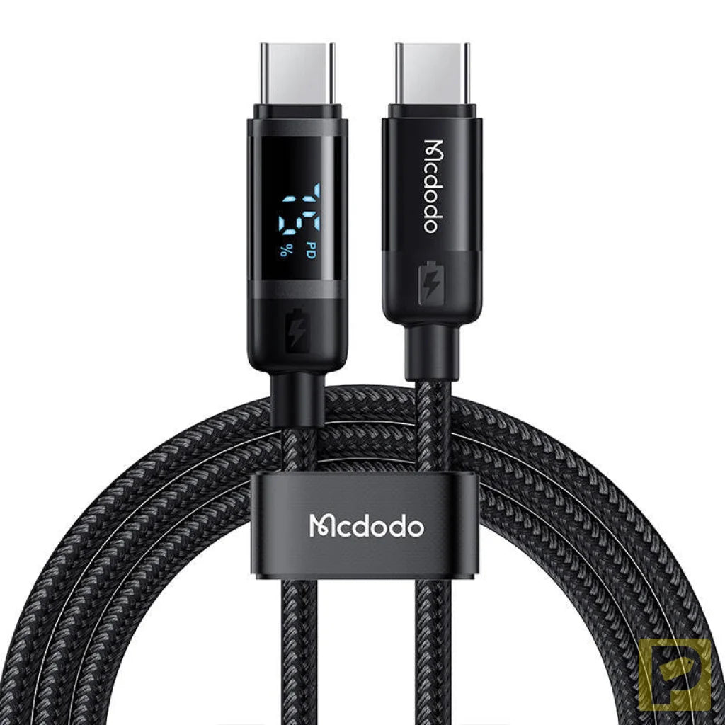 Mcdodo CA-5780 USB-C to USB-C 60W data cable 1.2m (black)