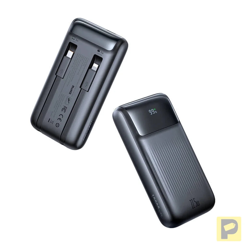 Mcdodo MC-0241 Digital Display Powerbank 10,000 mAh 22.5W (black)