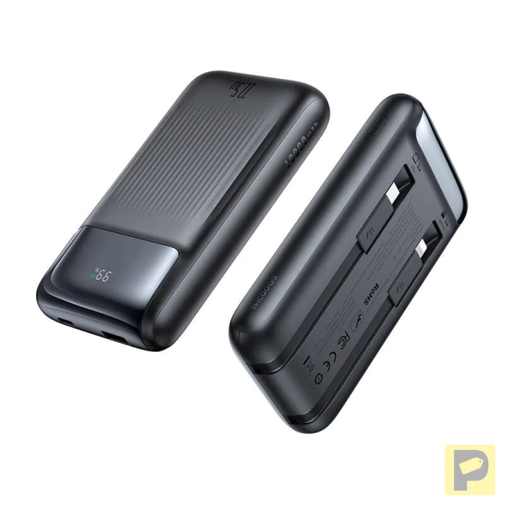 Mcdodo MC-0241 Digital Display Powerbank 10,000 mAh 22.5W (black)