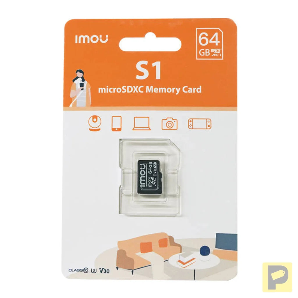 Memory card Imou microSD (UHS-I, SDXC, 10/U3/V30, 95/38)