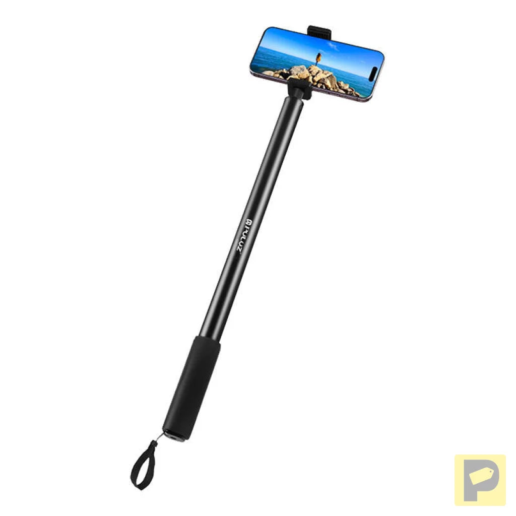 Metal selfie holder 2m PULUZ for Insta360 One RS/X2/X3/X4 camera (black)