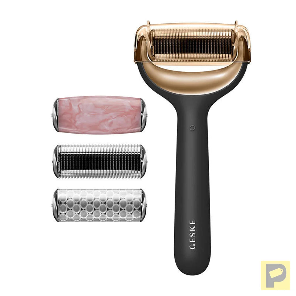 Micro Needle Face&Body Roller 9in1 Geske with APP (gray)