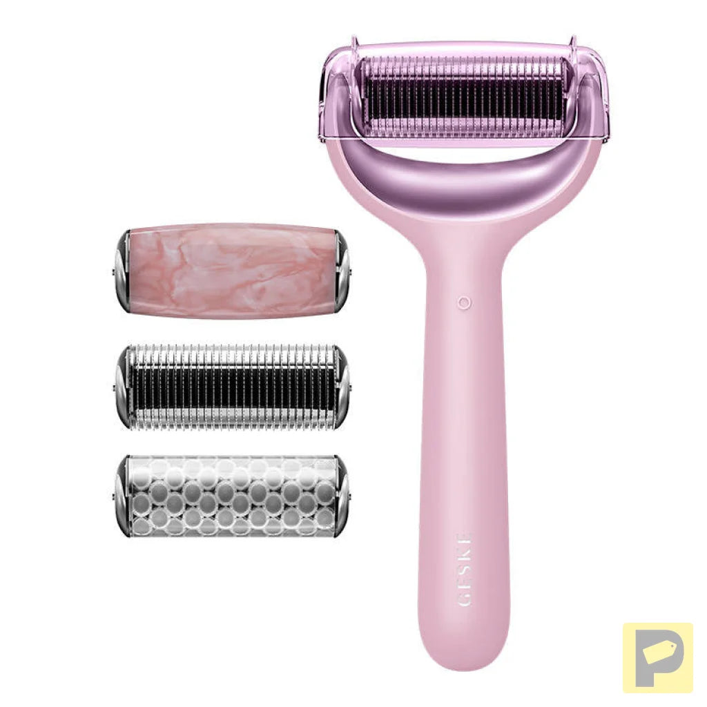 MicroNeedle Face&Body Roller 9in1 Geske with APP (pink)
