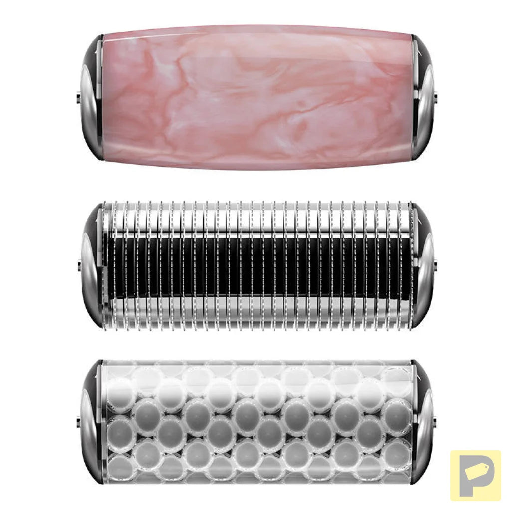 MicroNeedle Face&Body Roller 9in1 Geske with APP (pink)