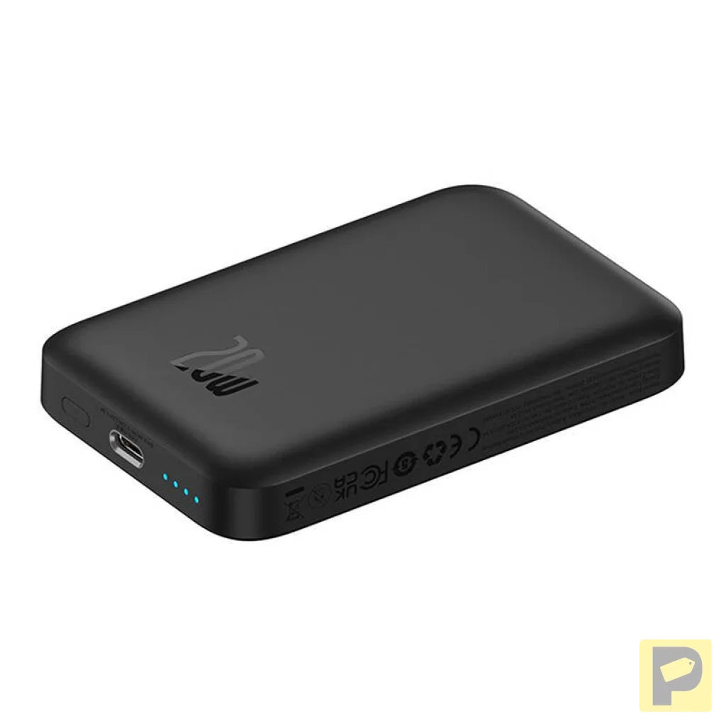 Mini Wireless PowerBank 20W Baseus (black)