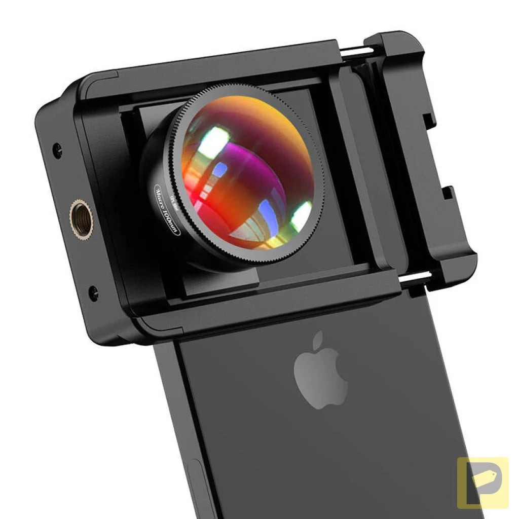 Mobile lens APEXEL APL-HB100CPL100mm macro with CPL (black)