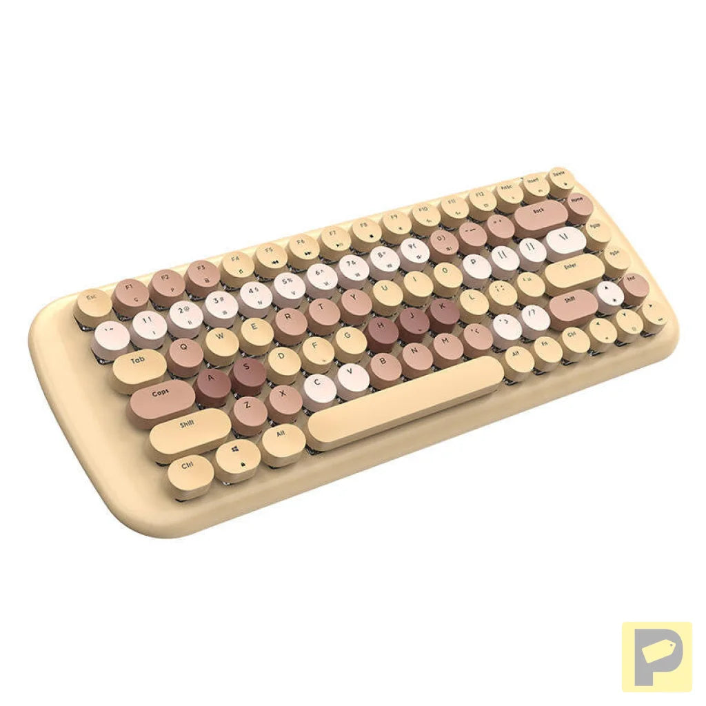 MOFII Wireless Mechanical Keyboard with Bluetooth ROMI 2.4G (Brown)