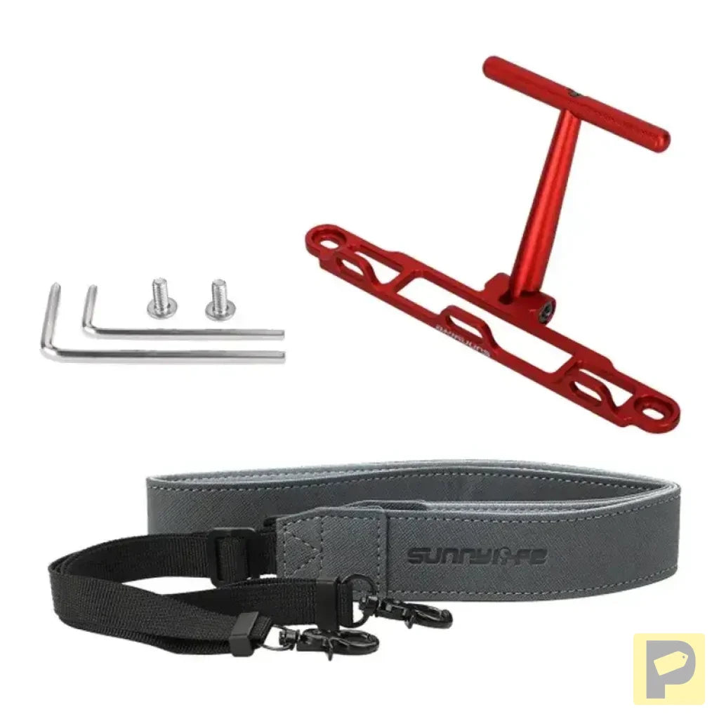 Mount with strap Sunnylife for DJI RC / RC 2 controller (red) ZJ764-R