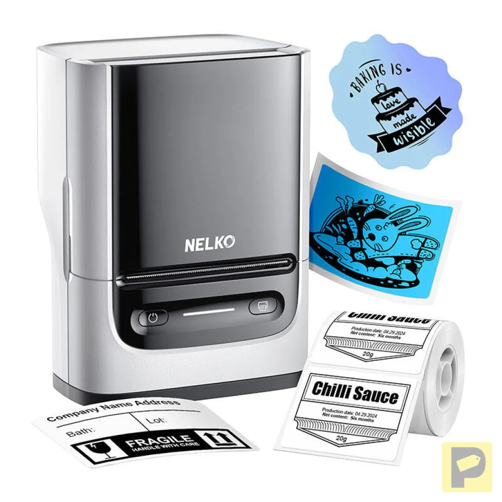 Nelko PM220 thermal label printer (white)