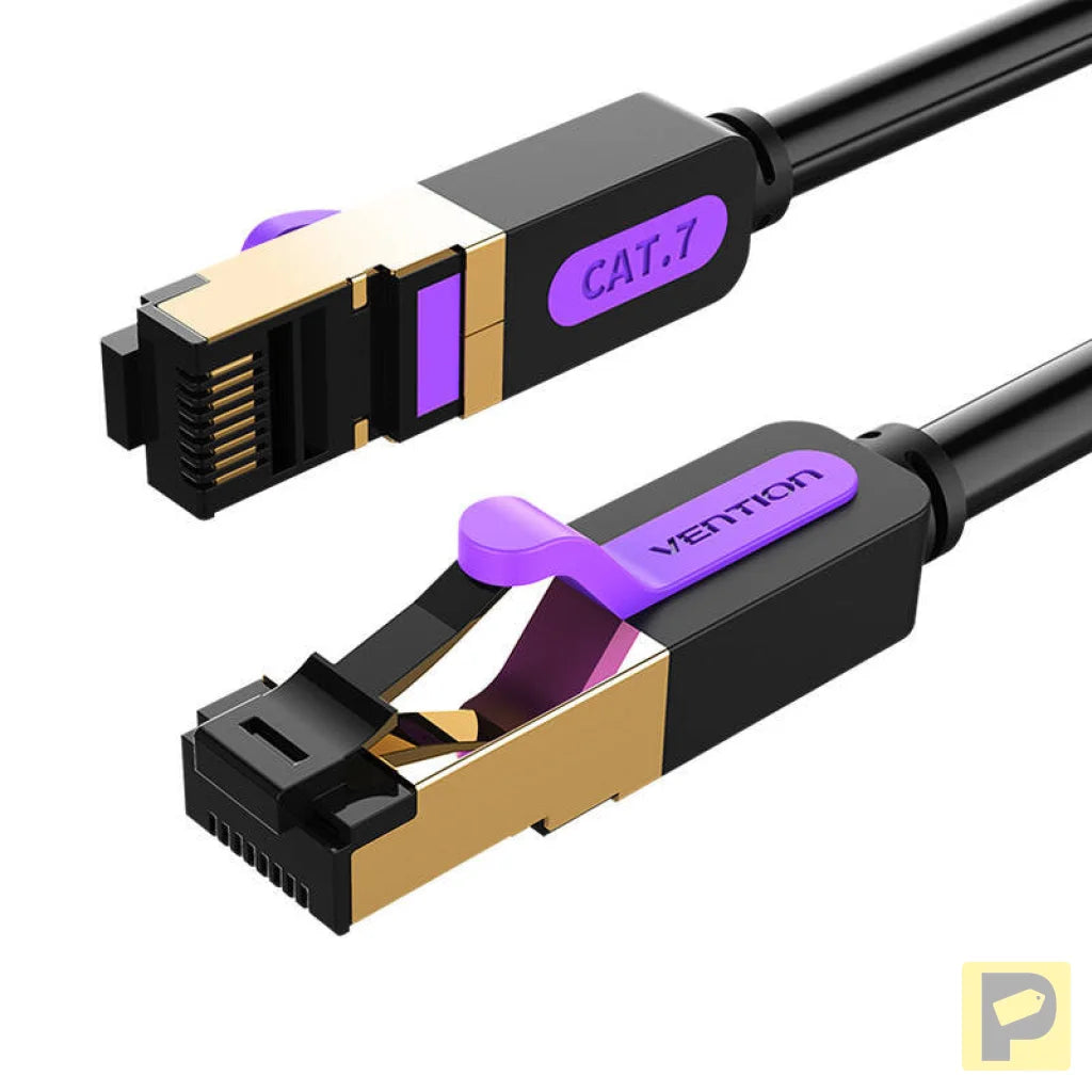 Network Cable CAT7 SFTP Vention ICDBJ RJ45 Ethernet 10Gbps 5m Black