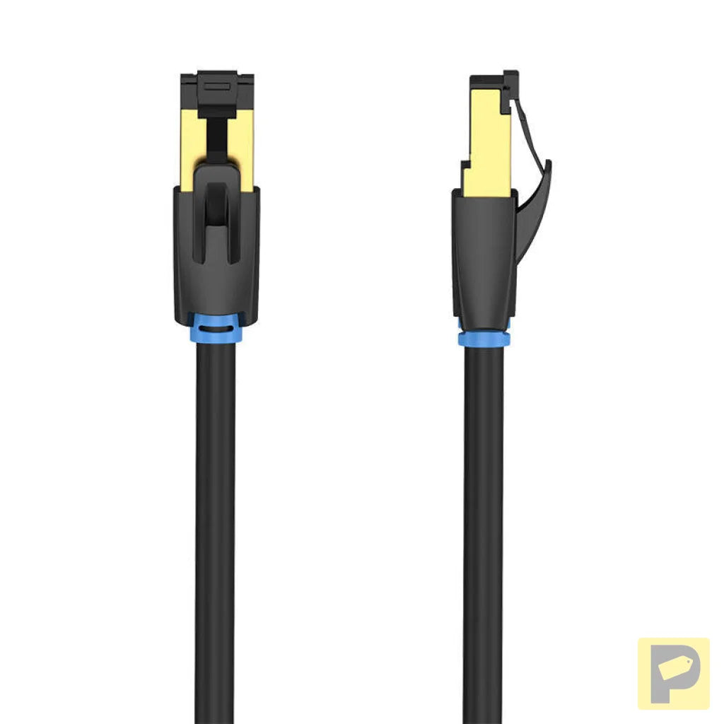 Network Cable CAT8 SFTP Vention IKABK RJ45 Ethernet 40Gbps 8m Black