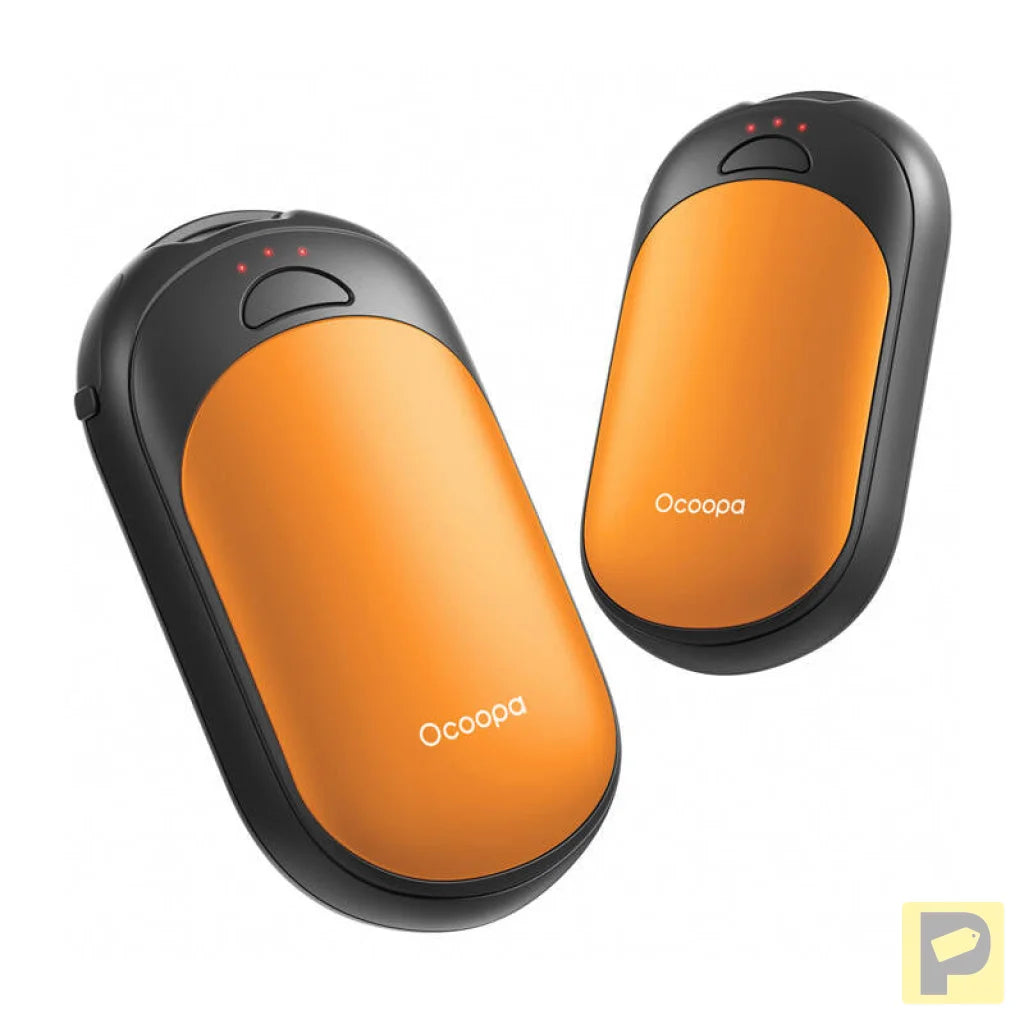 Ocoopa UT3 Lite 2x2500 mAh hand warmer, USB-C, black and orange
