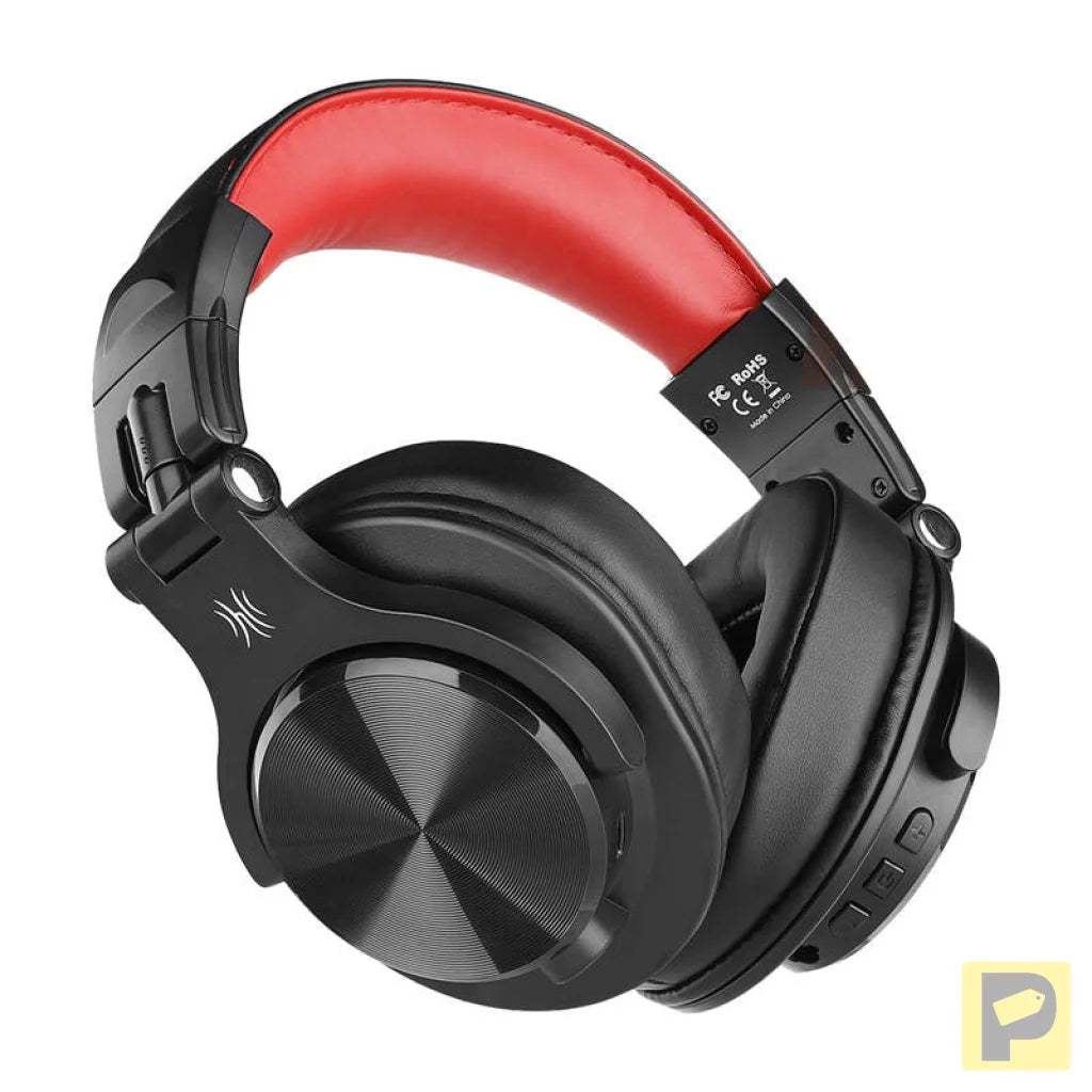 Oneodio Fusion A70 Wireless Headphones (Black and Red)