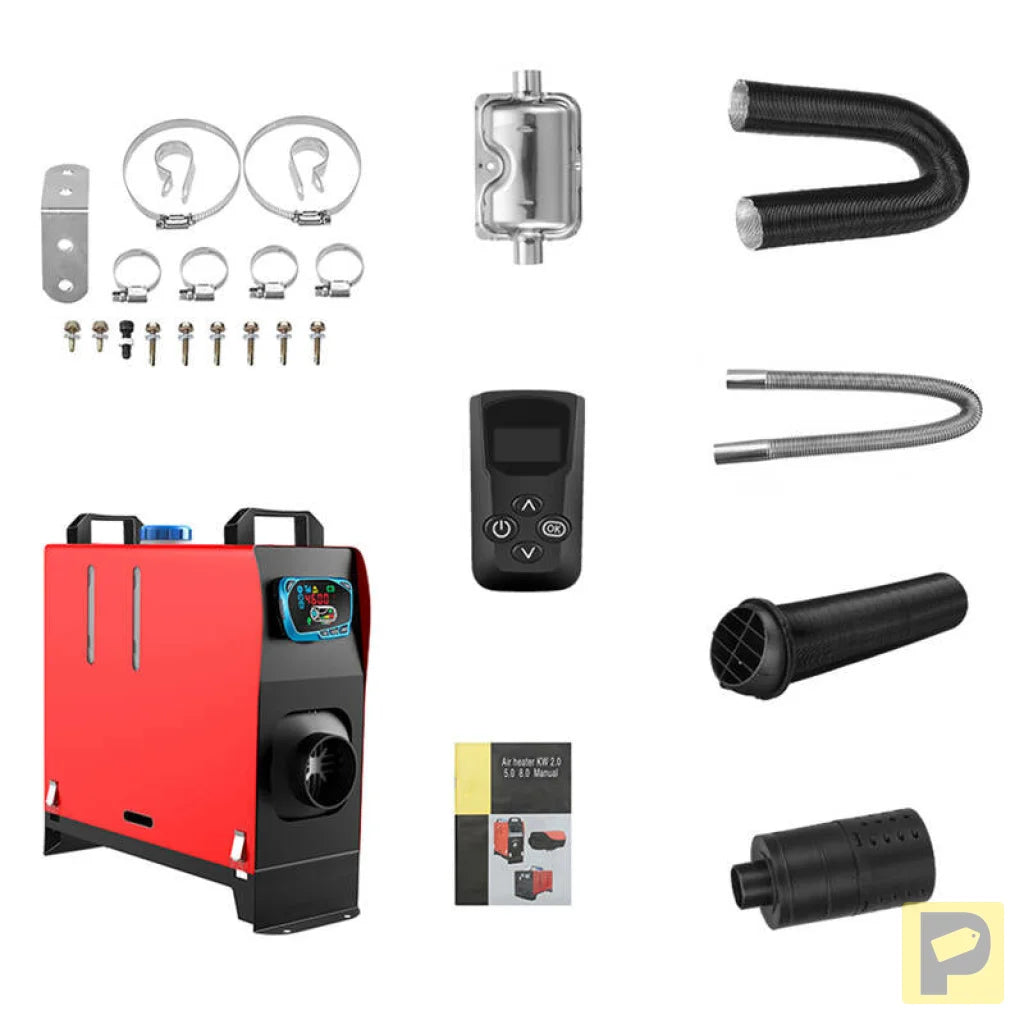 Parking heater Blitzwolf BW-AH-V1-BT, 5kw, 12V, app-controlled with standard banana interface + Bluetooth