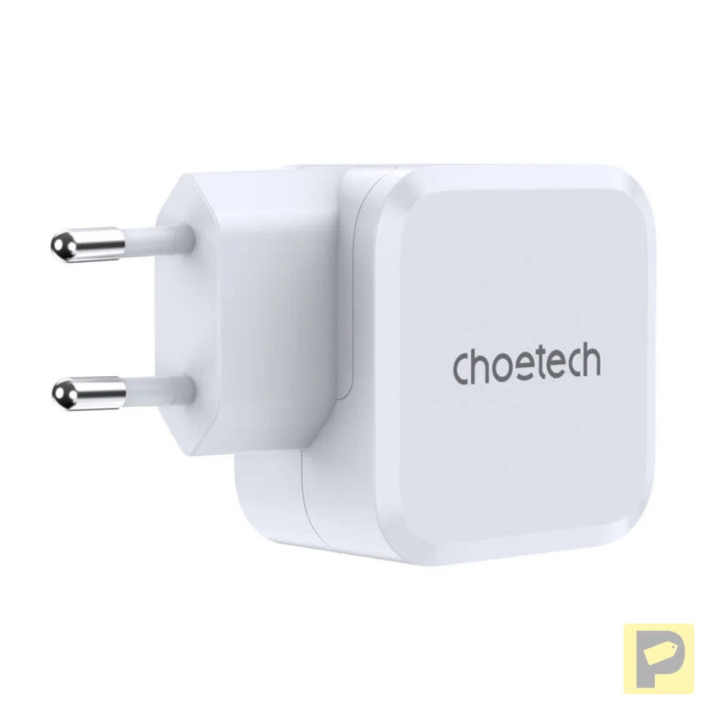 PD8007 USB-C PD45W power charger Choetech EU (white)