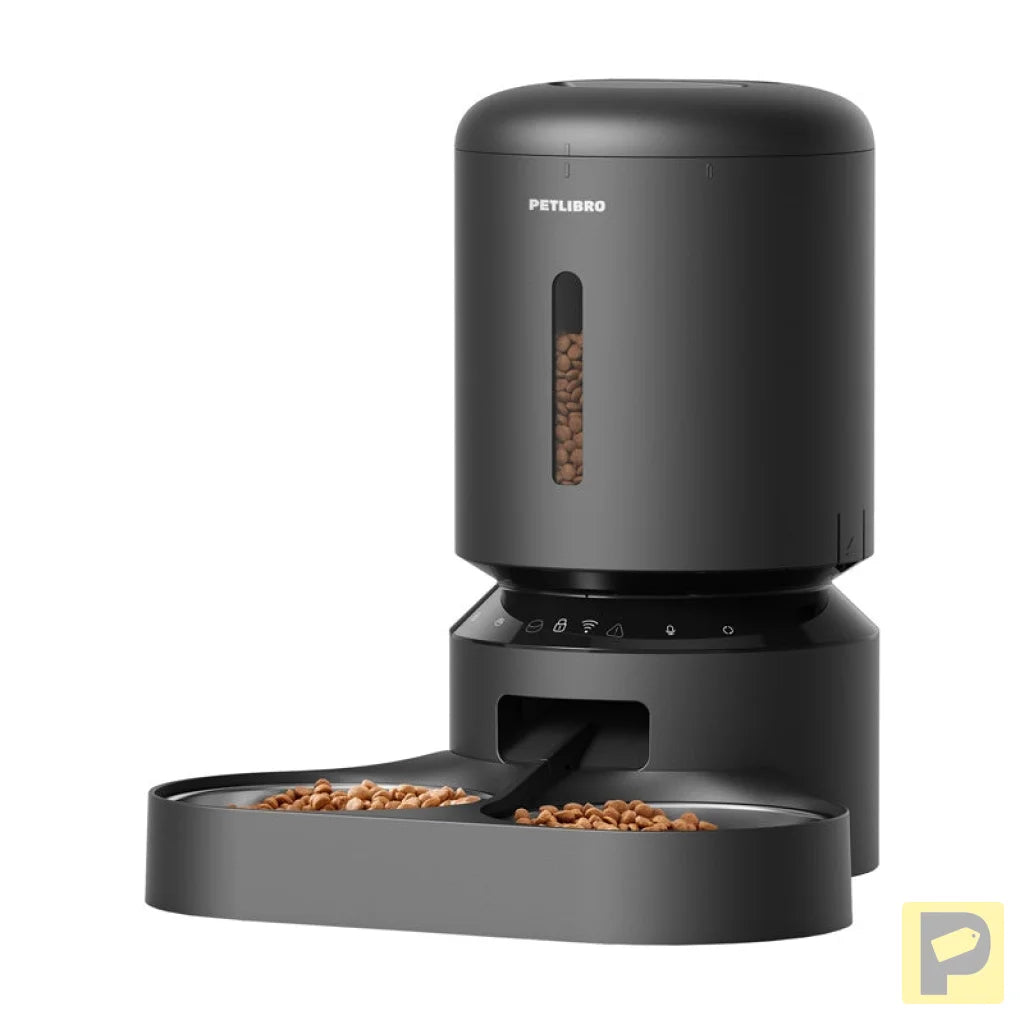 Petlibro Granary food dispenser with double bowl, Wifi, 5L(black)