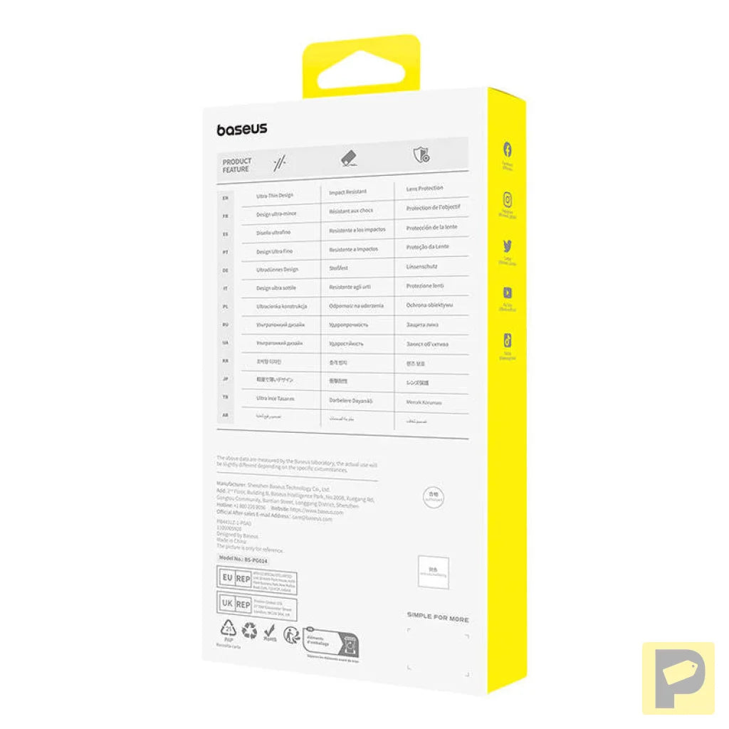 Phone Case for iPhone 15 Pro Baseus OS-Lucent Series (Clear)