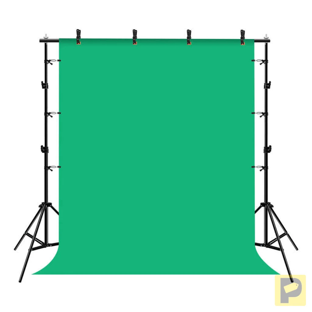 Photo studio background support Puluz 2x2m + Backdrops 3 pcs PKT5204