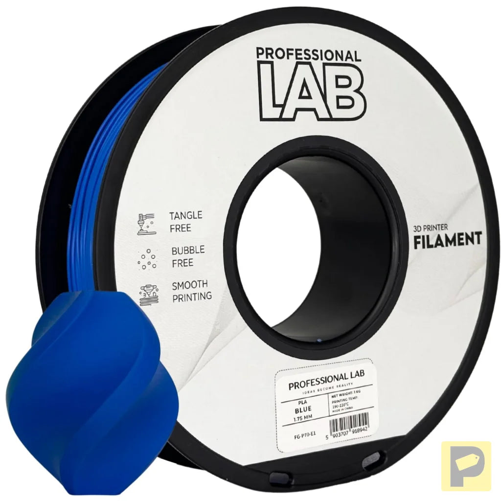 PLA is a basic and user-friendly filament, perfect for beginners. It prints easily, has good layer adhesion, and low warping.