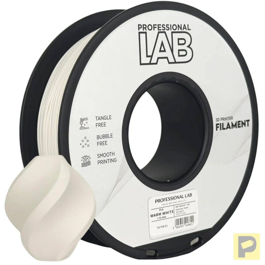 PLA is a basic and user-friendly filament, perfect for beginners. It prints easily, has good layer adhesion, and low warping.