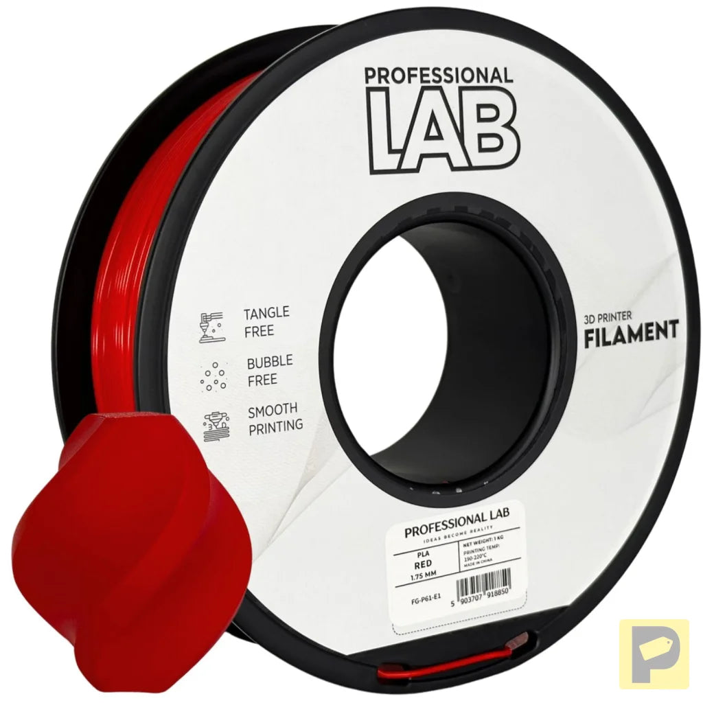 PLA is a basic and user-friendly filament, perfect for beginners. It prints easily, has good layer adhesion, and low warping.