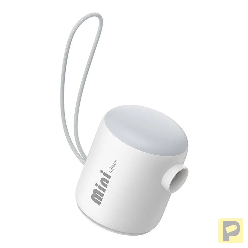 Portable Air Pump Baseus PocketGo (White)