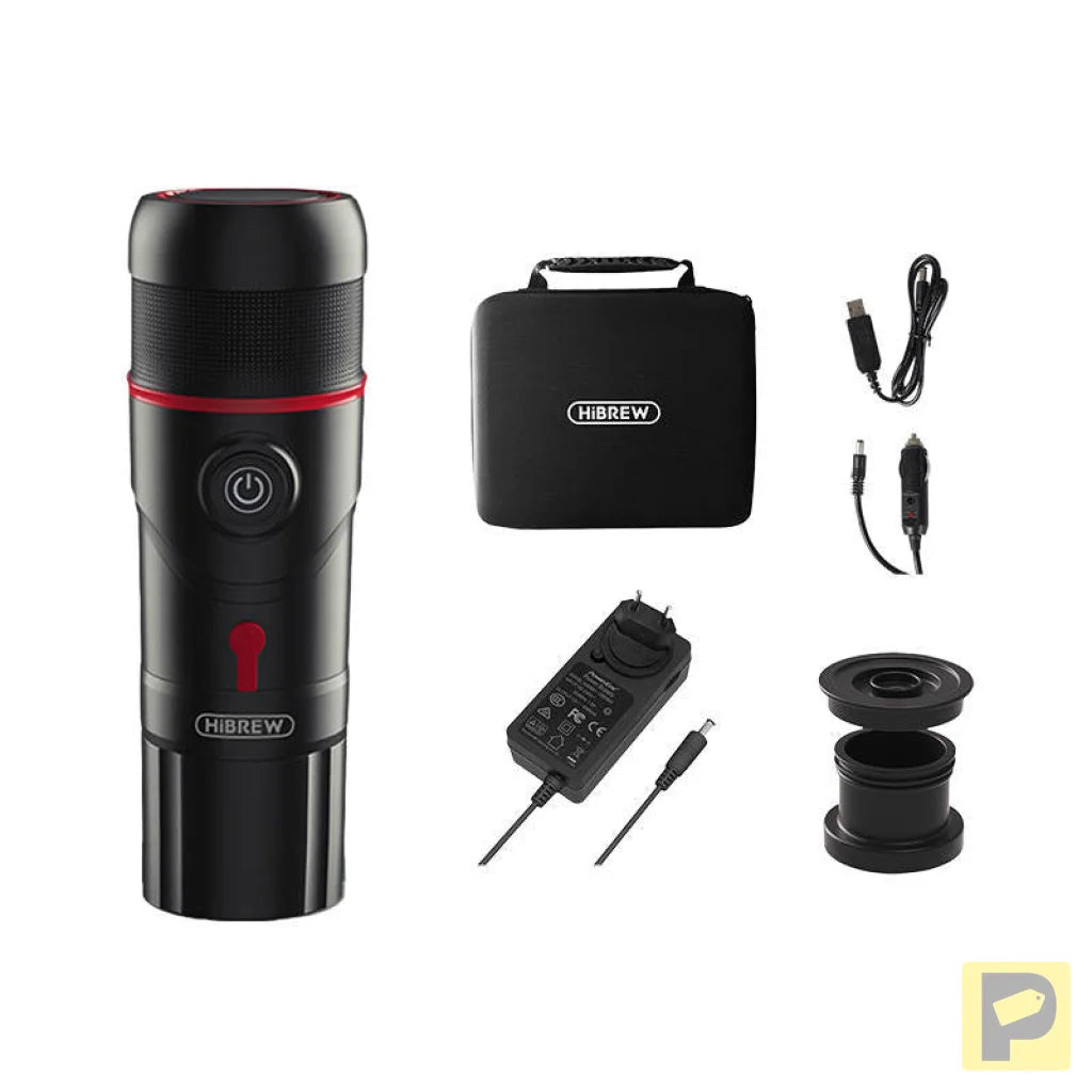 Portable coffee maker  3-in-1 with case HiBREW H4-premium  80W