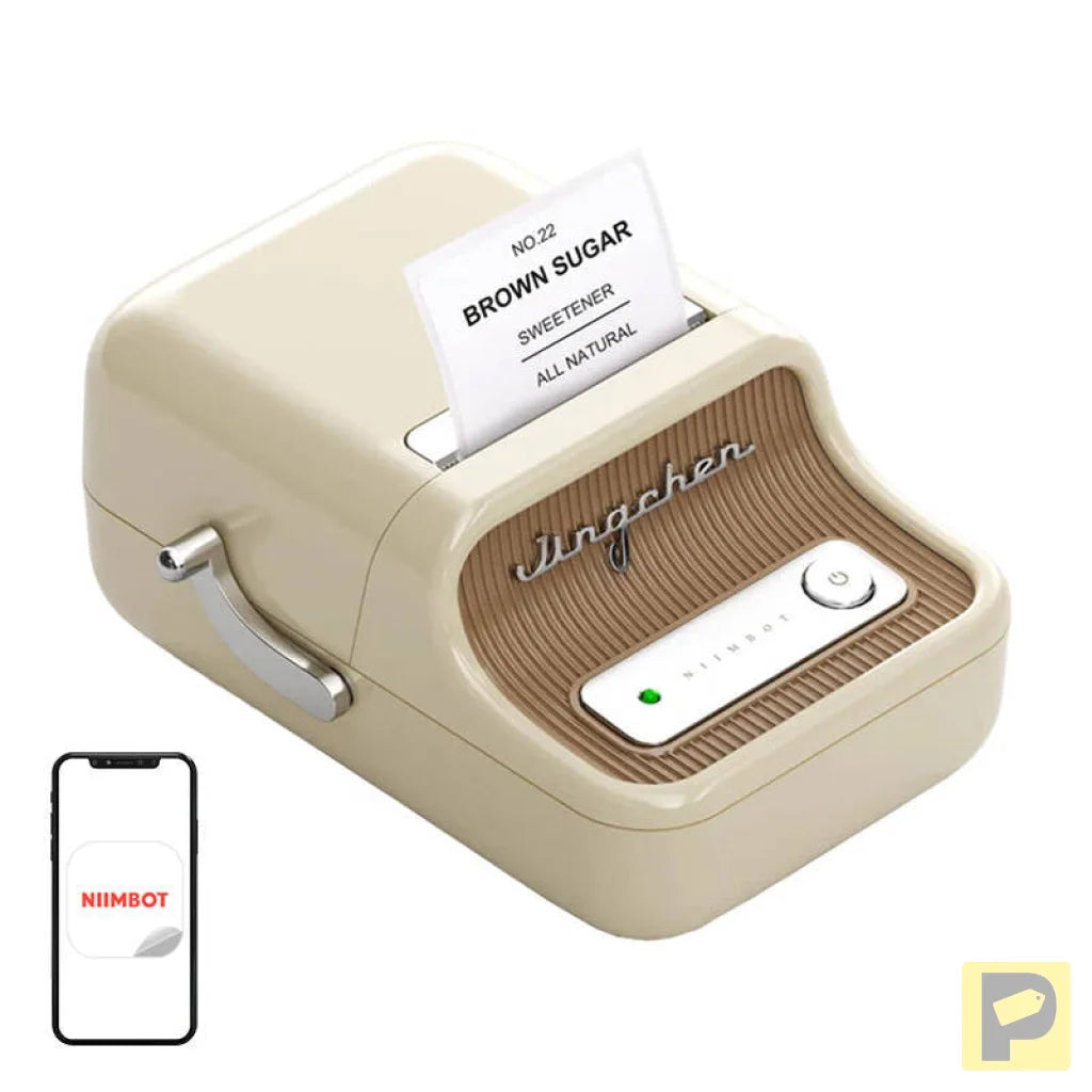 Portable Label Printer Niimbot B21 (Cream)