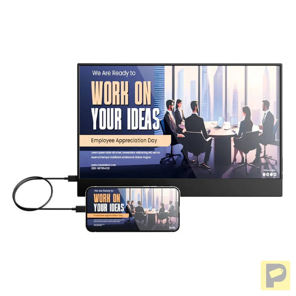 Portable Monitor Blitzwolf  PCM3-AIR USB-C HDR FHD Full HD 1080p14 inch