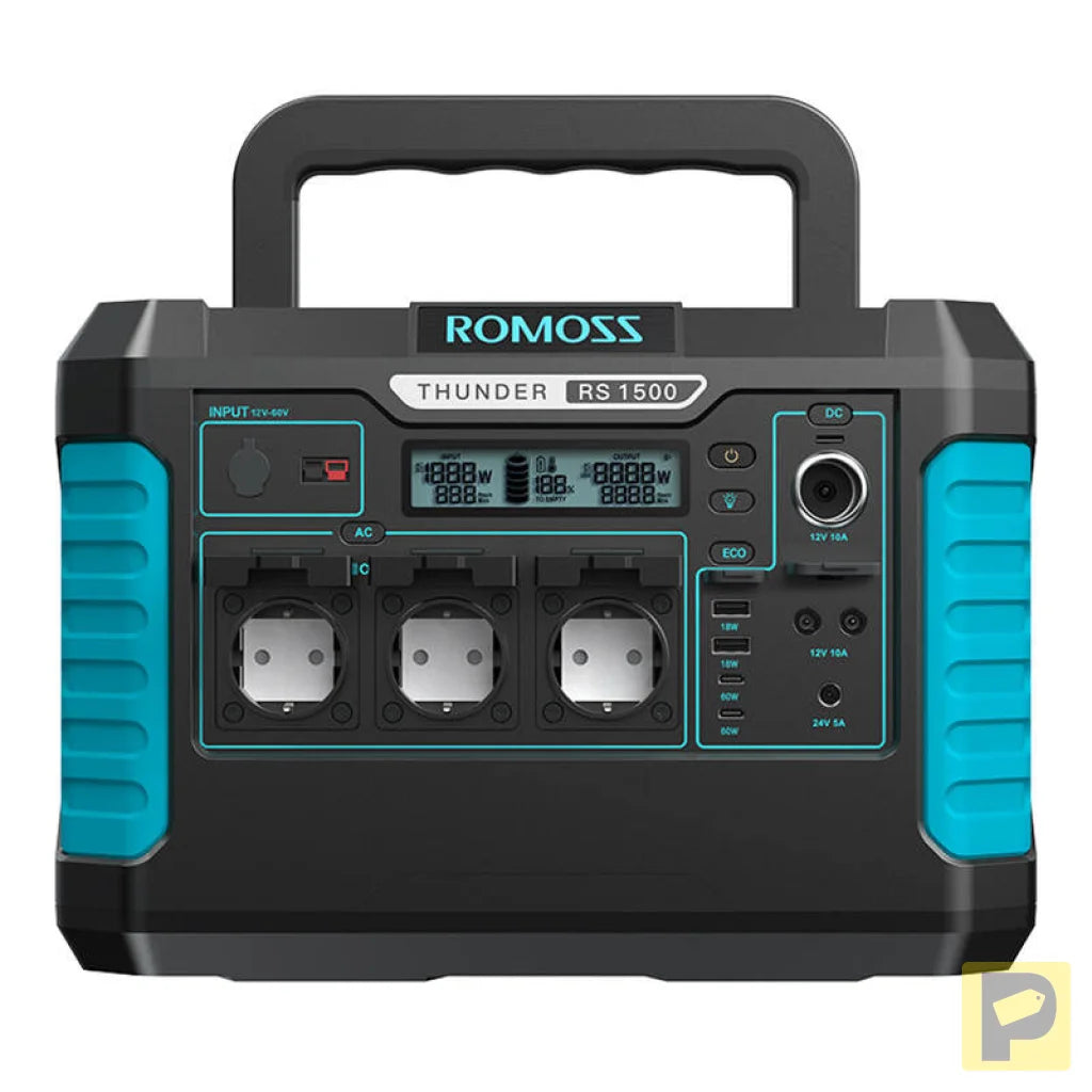 Portable Power Station Romoss RS1500 Thunder Series, 1500W, 1328Wh